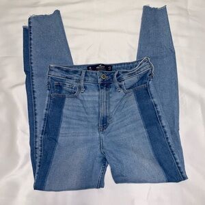 Hollister cropped high waisted skinny jeans